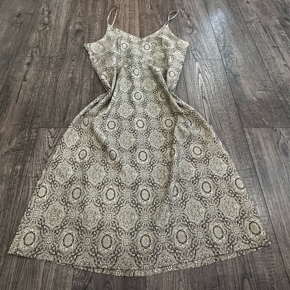 90’s Stacey Paisley Patterned Midi Dress